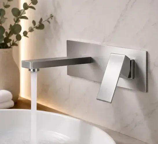 Torneira de Parede Banheiro Monocomando Metal | Avaria Estética