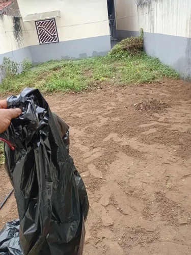Serviço com roçadeira 