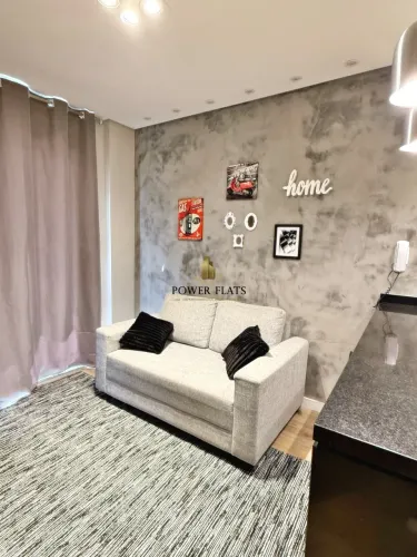 Apartamento Mobiliado para Aluguel em Santo Amaro SP | 1 Dorm | 33m²