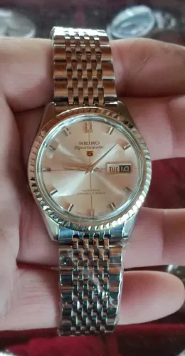 Belíssimo Seiko 6619-8090 Sportsmatic 5 laranja fabricado em Dezembro de 1965