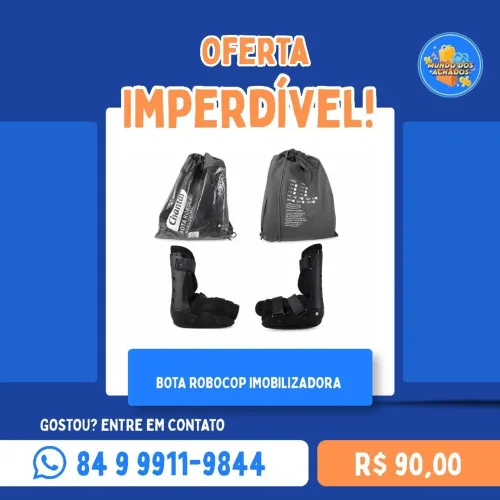 Bota Imobilizadora Robocop
