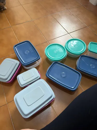 Potes de Plástico PP5 (pode esquentar em microondas)