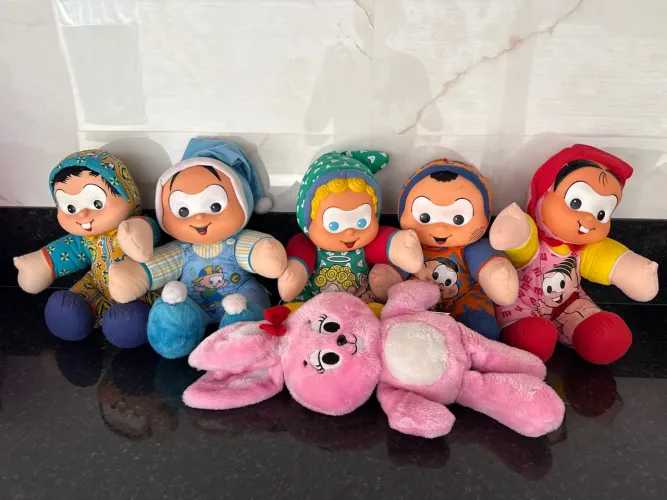 Pelúcias da turma da Mônica