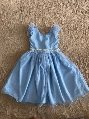 Vestido Infantil Azul