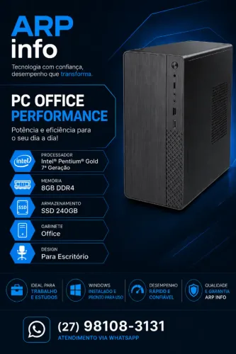 PC Office - Ideal para Trabalho e Estudos