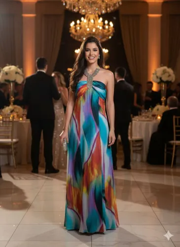 Vestido social P feminino produtos femininos 