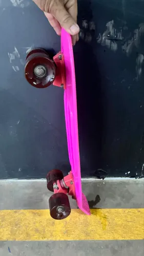 Skate Mini Cruiser Kronik Rosa - Pouquíssimo Uso [Lindo e Original]