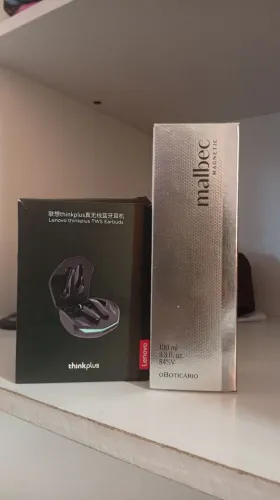 Perfume malbec magnetic 100ml e fone bluetooth Lenovo