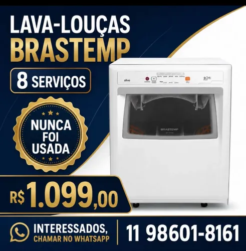 Lava louças Brastemp 8 serviços 