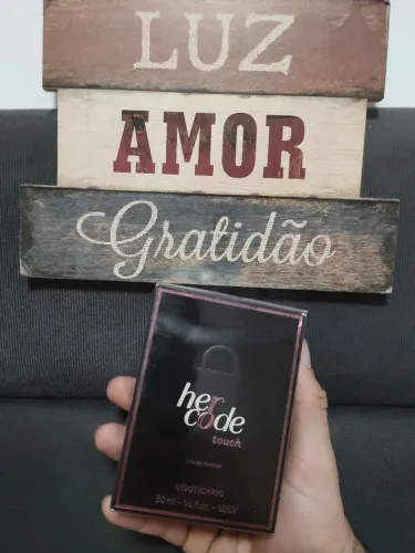 Perfume her code touch eua de parfum