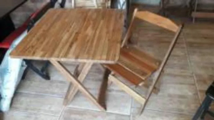 Mesa dobravel para comércio