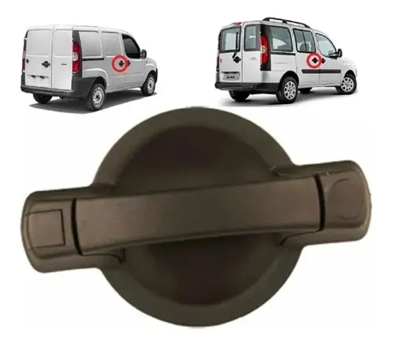 Maçaneta Externa Porta Lateral Sem Miolo Chave Doblo Direito