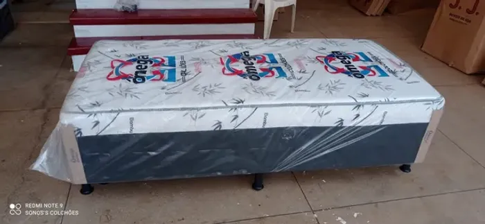 BICAMA SOLTEIRO ESPUMA SELADA NOVA 