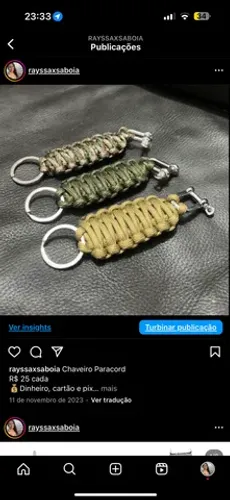Chaveiro Paracord
