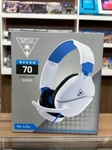 Headset Turtle Beach Recon 70 P/ PS4 PS5 Novo - Loja Física Curitiba - Parcela Sem Juros