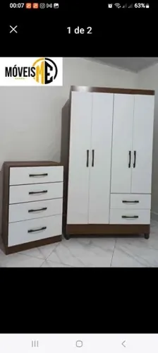 Kit guarda roupa solteiro 
