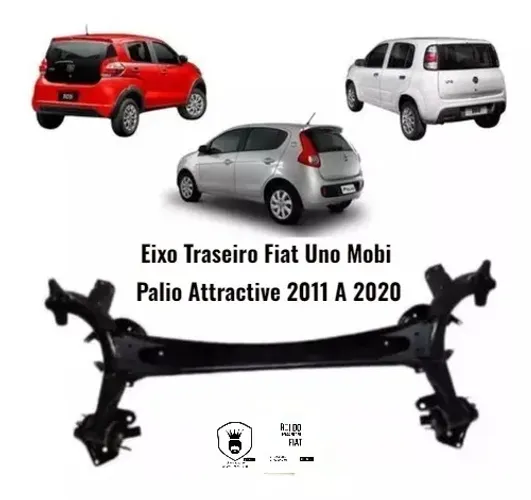 Eixo traseiro fiat Uno Mobi Palio 2011 a 2020