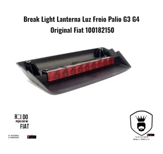 Braek Light lanterna luz de freio Palio g3 e g4 usado original 