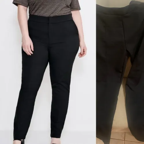 Calça Social Preta - Tamanho G /42