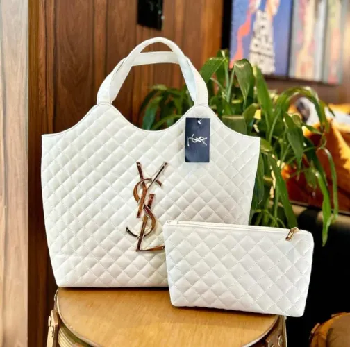 Bolsa de Ombro YSL  Branca