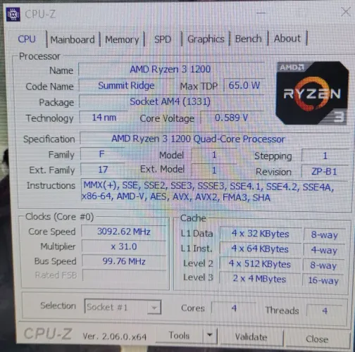 Ryzen 3 1200