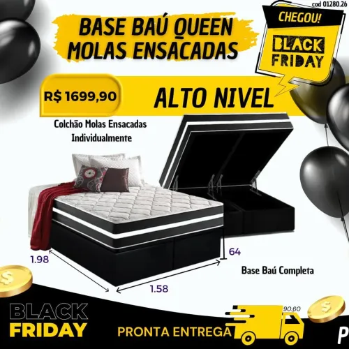 Base cama casal MOLAS ENSACADAS