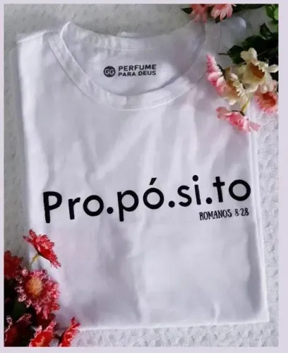 Camiseta Pro.pósito - GG - Branca