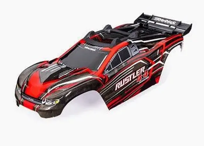 Bolha Original Traxxas Para Automodelo Rc Rustler 4x4 - Zerada!