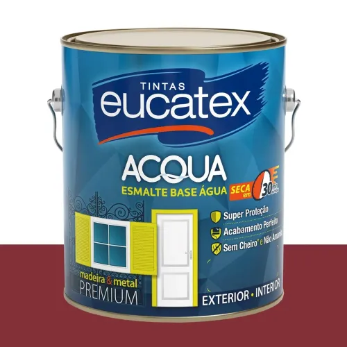 Tinta Esmalte Bril. Base Água Eucatex Desejo 3,2 L