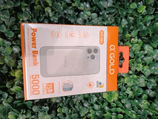 Bateria portátil Power Bank Magnético ? Gold 5000mAh