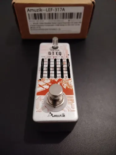 Pedal Equalizador para guitarra Amuzik NOVO