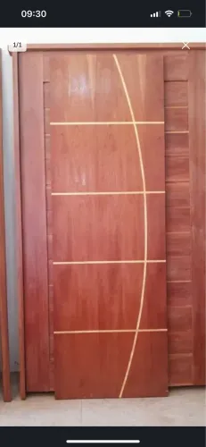 PORTA FRISADA LAMINADA COM JATOBÁ (valor à vista)