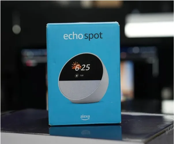 Echo Spot 2024- Assistente de Voz Inteligente