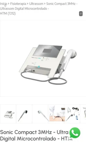 Ultrassom Sonic Compact 3MHz - HTM 