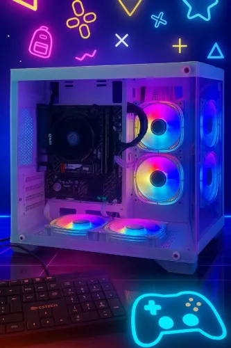 Pc gamer NOVO NA CAIXA AMD RYZEN 5 5600gt 16gb