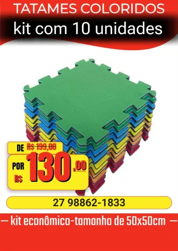 tatames kit 10 unidades 