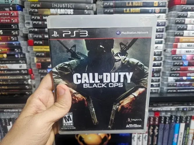 call of duty black 1 ps3 originais mídia física