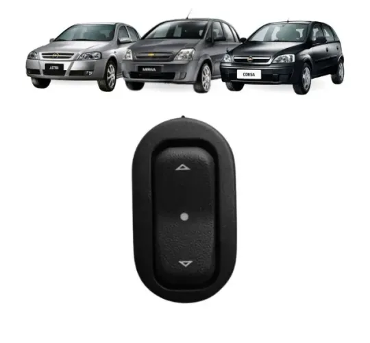 Botão de Vidro Elétrico Simples Moldura para o Celta, Astra, Corsa 
