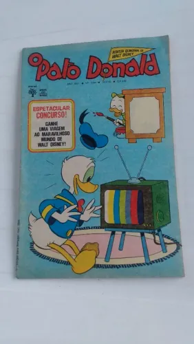 Gibi antigo Pato Donald número 1066 de 1972.