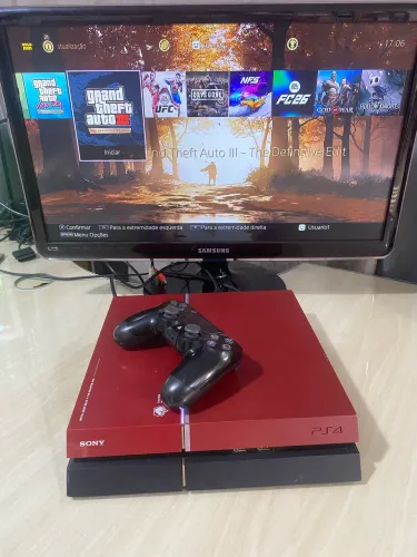 Ps4 Fat Edicao Metal Gear Solid 2 Controles + Jogos Gold Hen..