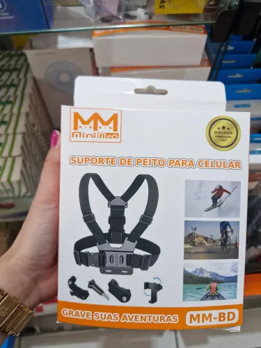 Suporte peitoral para Celular Câmera Vídeo