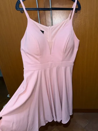 Vestido Rosa Social Festa Tamanho G