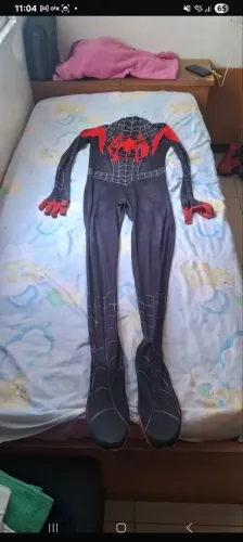 Fantasia Homem Aranha Miles Morales - Adulto ACEITO TROCAS