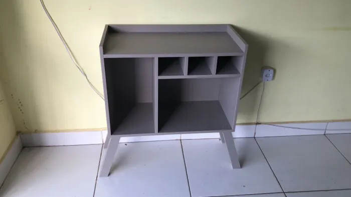 Aparador MDF cinza 