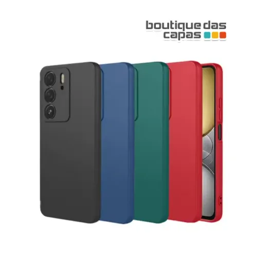 CAPA CASE TPU CORES COM PROTEÇÃO CAMERA REALME C75