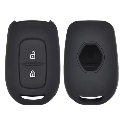 Capa de Chave de Silicone para Carro Renault Kwid Logan Duster Oroch Clio Captiva