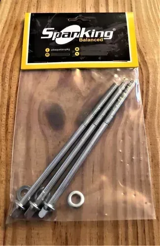 Kit 3 Parafuso Afinação Bateria 115mm Spanking