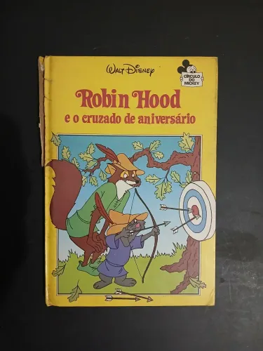 Livro capa dura Gibi anos 80 Robin Hood - Edição Clássica Disney