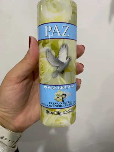 Vela de Rosas Brancas - aromática
