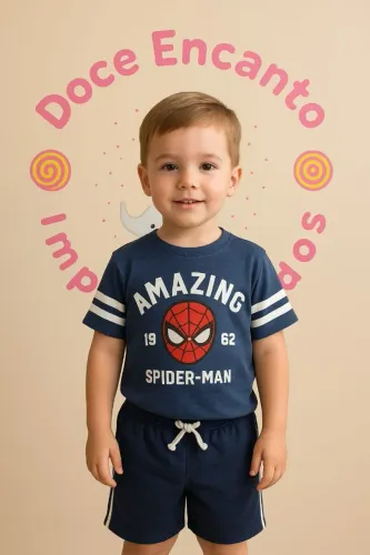 Conjuntos Homem Aranha Jumping Beans tamanho 3 e 4 anos importado (Novo)